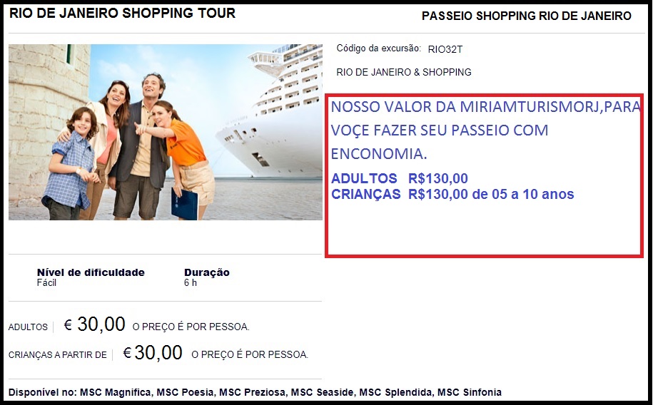 passeios saindo do porto